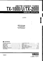 Yamaha TX-1000-U - Service Manual 